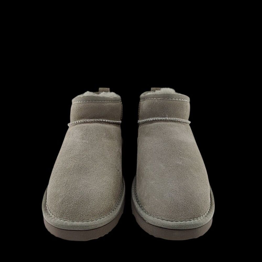 Quince Women Australian Shearling Mini Boot Light Grey 10